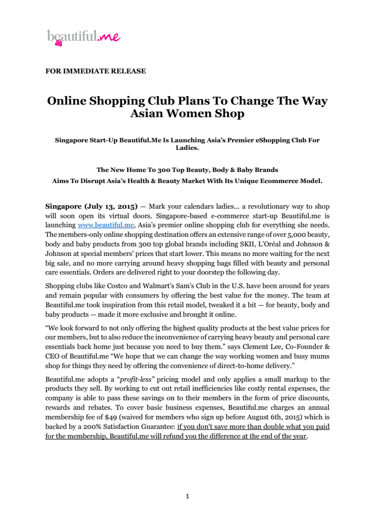 Online Shopping Club Plans To Change The Way Asian Women Shop