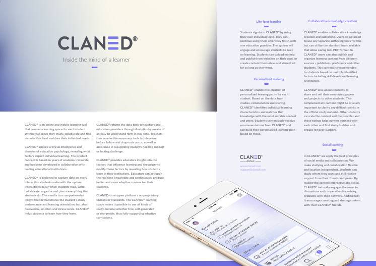 CLANED® -Brochure
