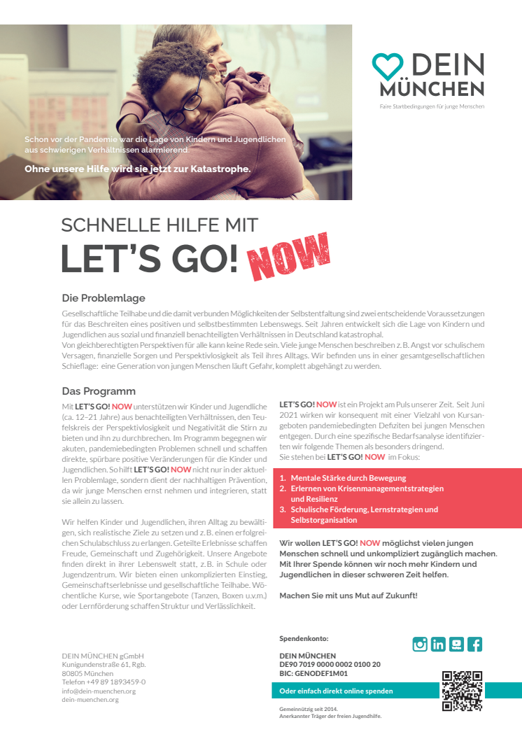 Schnelle Hilfe mit LET'S GO! NOW