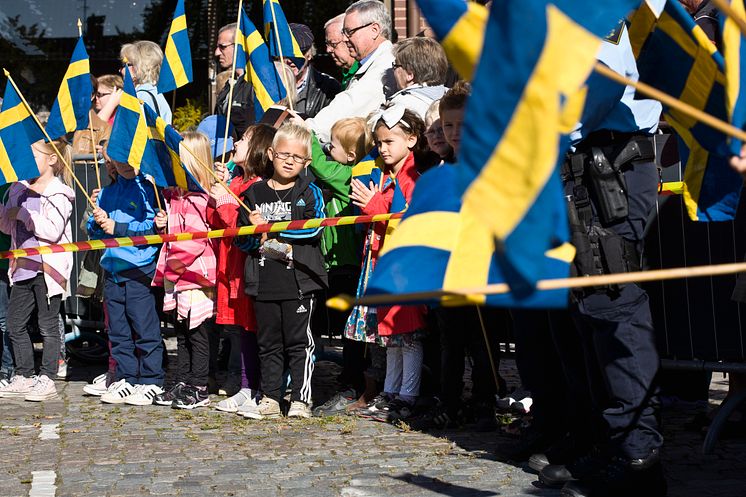 Kungaparets besök i Sölvesborg