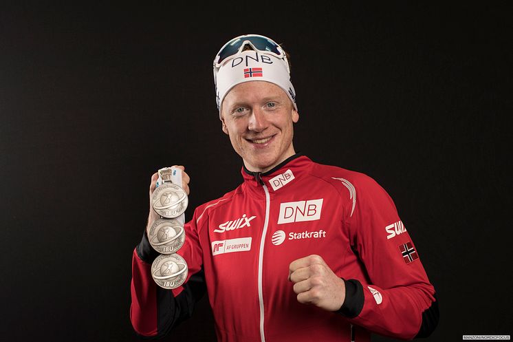 Johannes med 3 medaljer VM Hochfilzen