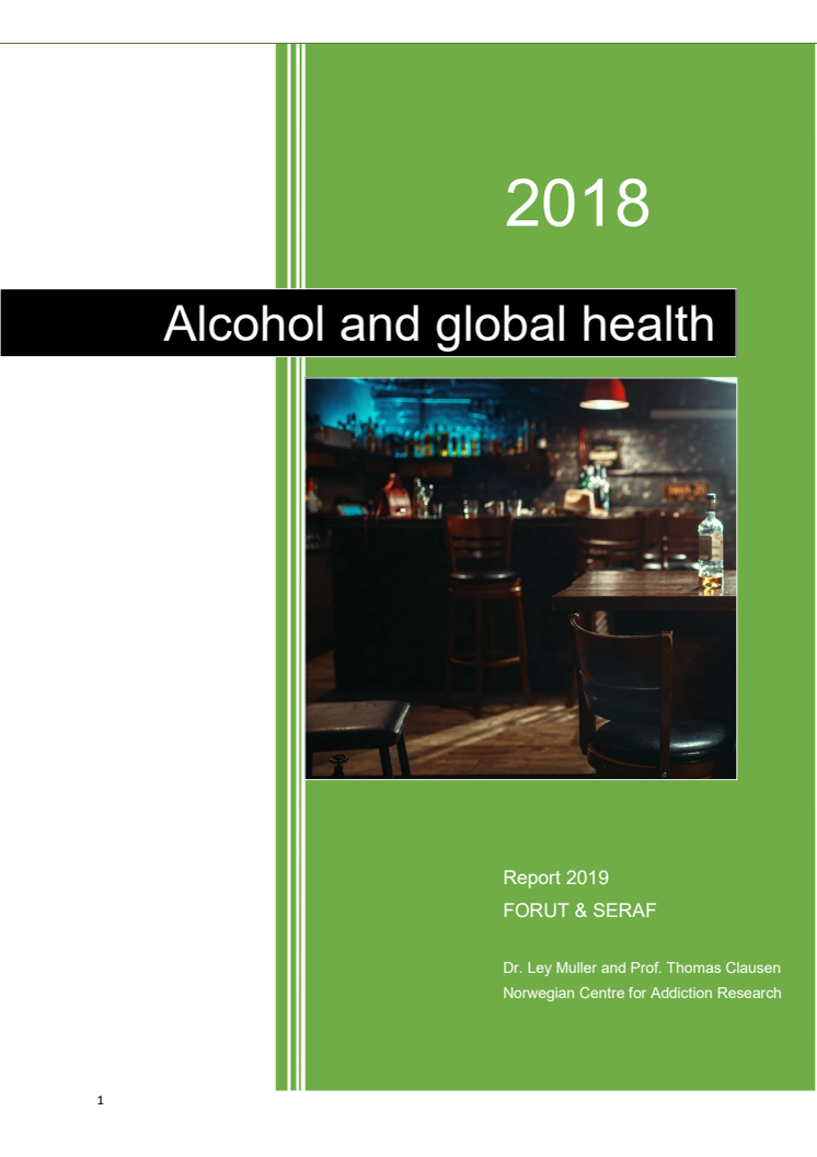 SERAF-rapport: Alcohol and global health
