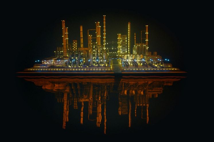 Monira Al Qadiri, Crude Eye, 2022 (stillbild från film)