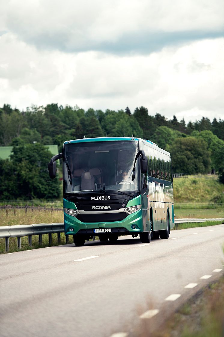FlixBus Biogas Bus 