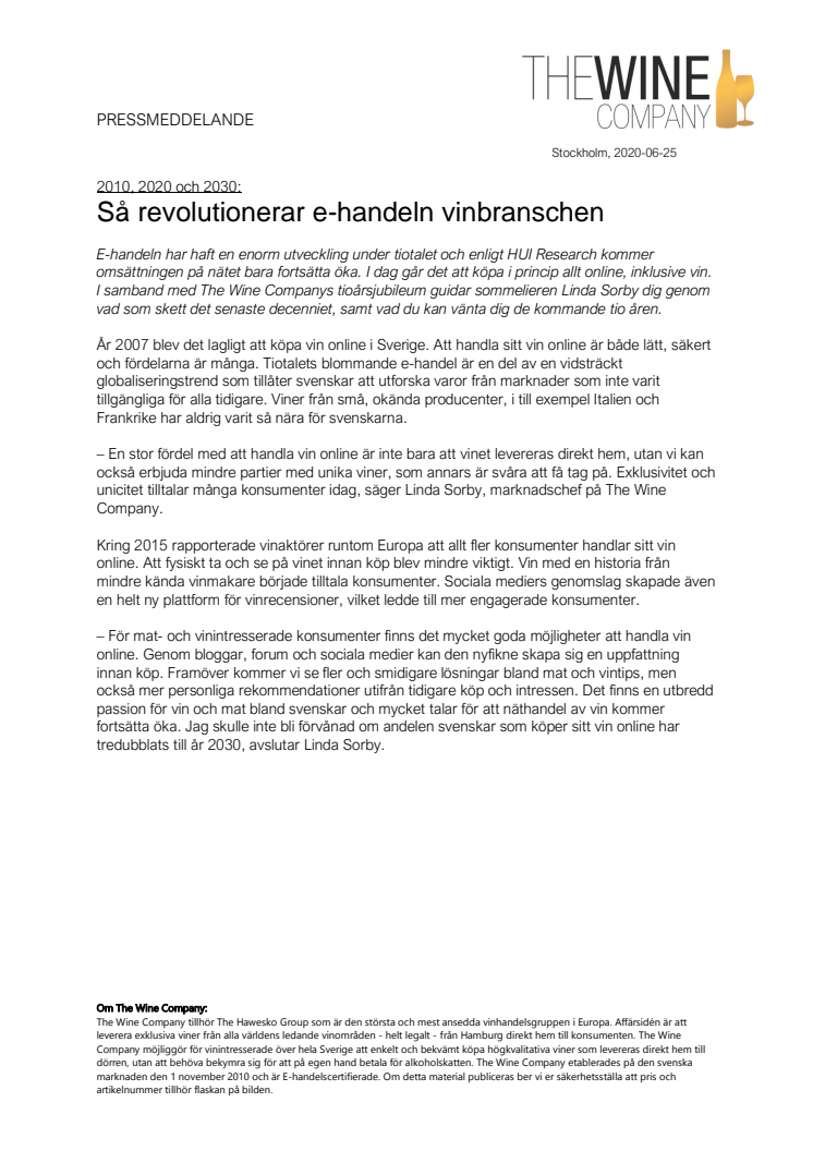 Så revolutionerar e-handeln vinbranschen