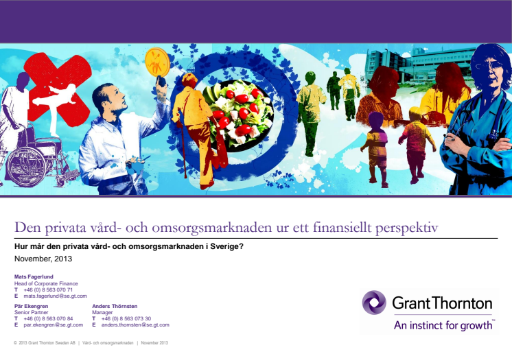 Vårdstudien 2013 - den privata vård- och omsorgsmarknaden ur ett finansiellt perspektiv