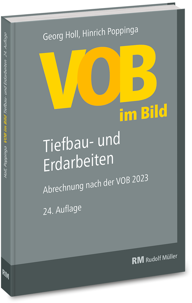 VOB im Bild – Tiefbau- und Erdarbeiten (3D/tif)