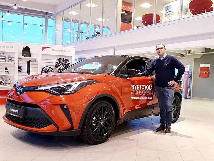 Oppgradert Toyota C-HR er klar for veiene i Mo i Rana