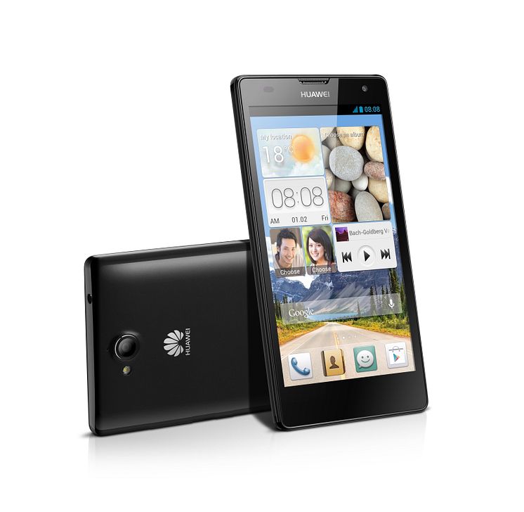 Huawei Ascend G740 front and back