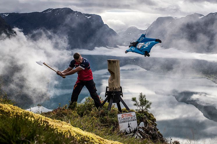 Timbersports VM i Lillehammer närmar sig med hög fart