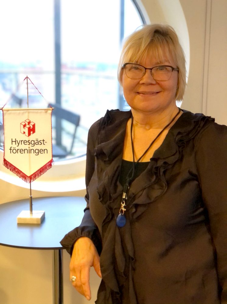 Päivi Verdier, förhandlare på Hyresgästföreningen region Stockholm