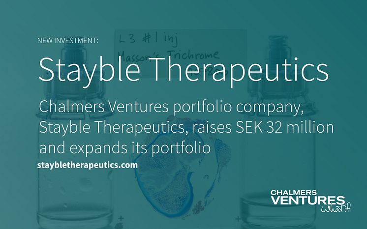 Stayble Therapeutics Chalmers Ventures