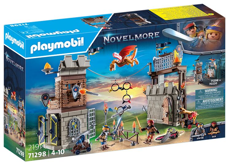 Novelmore vs. Burnham Raiders - Turnierarena (71298) von PLAYMOBIL