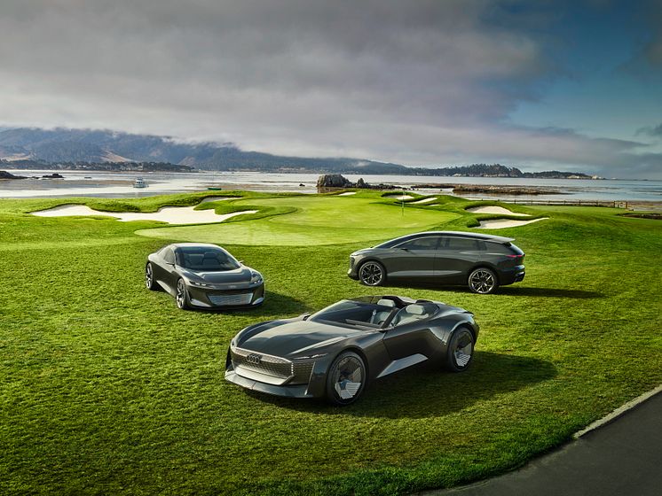 Audi grandsphere concept (2021), Audi skysphere concept (2021), Audi urbansphere concept (2022)