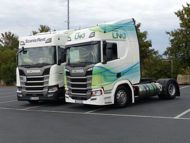 Scania R 410 LNG im Vergleich zum Scania R 410 Diesel