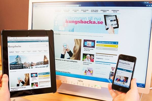Kungsbacka lanserar responsiv webbplats