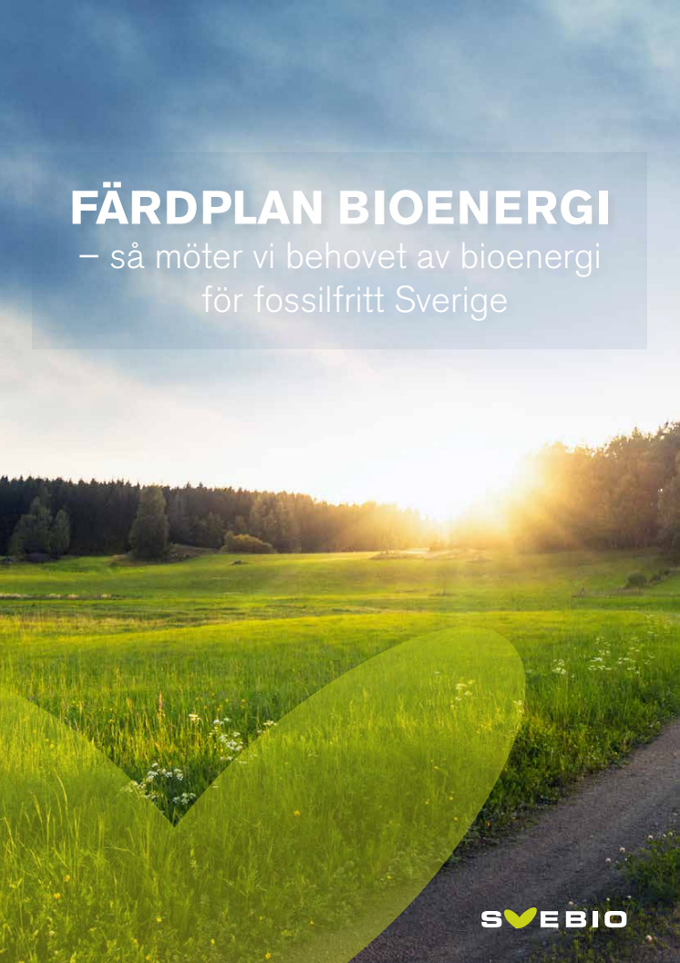 Färdplan Bioenergi – Så möter vi behovet av bioenergi för fossilfritt Sverige