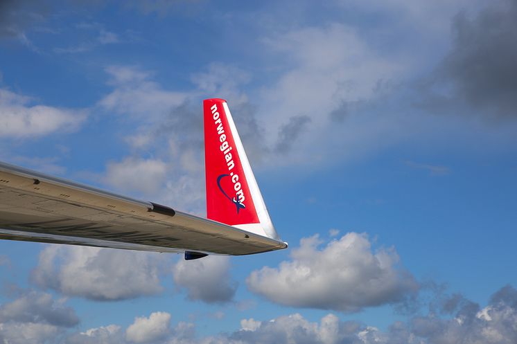 Winglet de Norwegian 