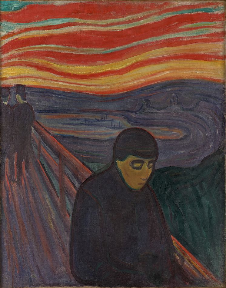 Edvard Munch: Fortvilelse / Despair (1894)