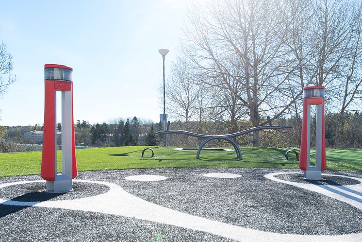 Kringlaskolan skapar skolgård med interaktiv lekplatsutrustning