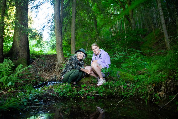 Vicky Knudsen og Bjørli Lehrmann i Thüringer Wald 