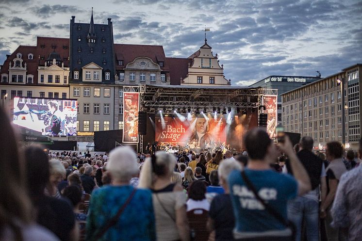 Bachfest Leipzig - BachStage auf dem Leipziger Markt