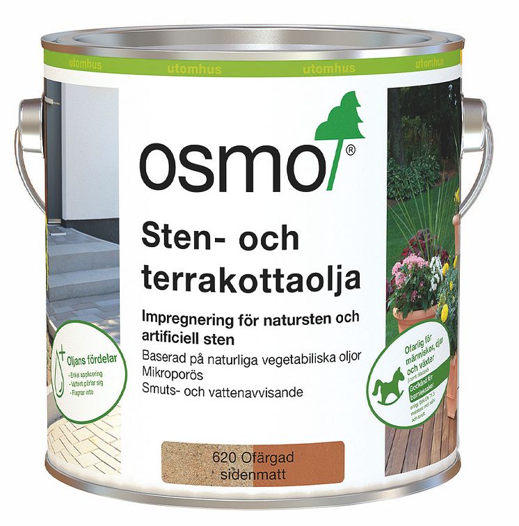 Osmo 620 Sten- och terrakottaolja 2,5L