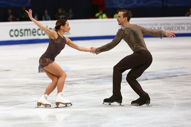 EM 2015 – Ksenia Stolbova & Fedor Klimov (RUS) – Silvermedaljörer Paråkning