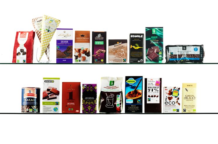 Fairtrade-märkt kakao och choklad