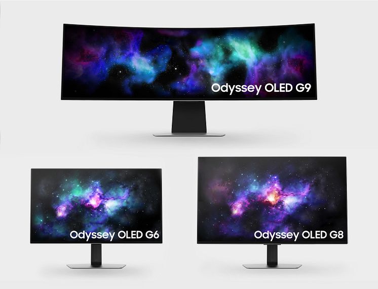 CES 2024_Odyssey OLED series (G95SD, G80SD, G60SD)