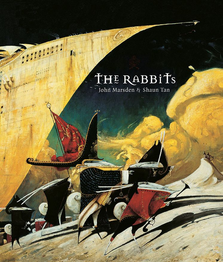 Cover from Shaun Tan's The rabbits