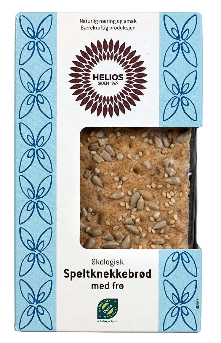 Helios speltknekkebrød med frø økologisk 200 g