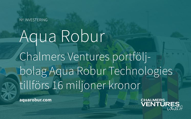 Aqua Robur investering Chalmers Ventures2