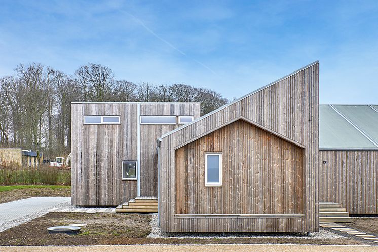 Das biologische Haus mit Kebony Fassade