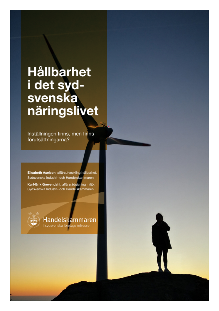 Hållbarhet i det sydsvenska näringslivet