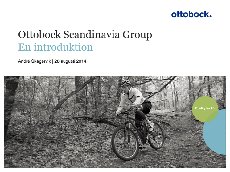 Ottobock Scandinavia Group - En introduktion