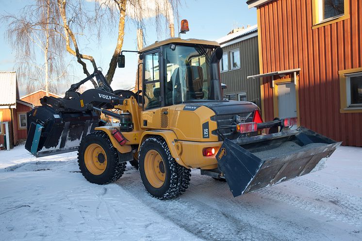 Volvo L35G - lösning för effektiv snöröjning