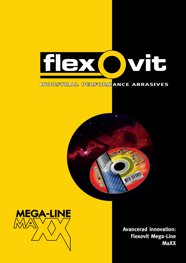 Broschyr Flexovit Mega-Line MaXX