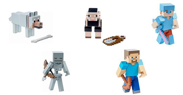 Minecraft Aktionsfiguren