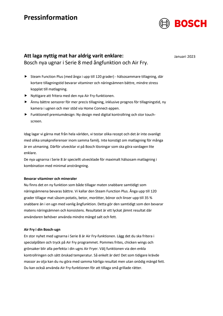 Pressinformation_Bosch Ugn Serie 8 med Air Fry och ångaPlus_SE.doc