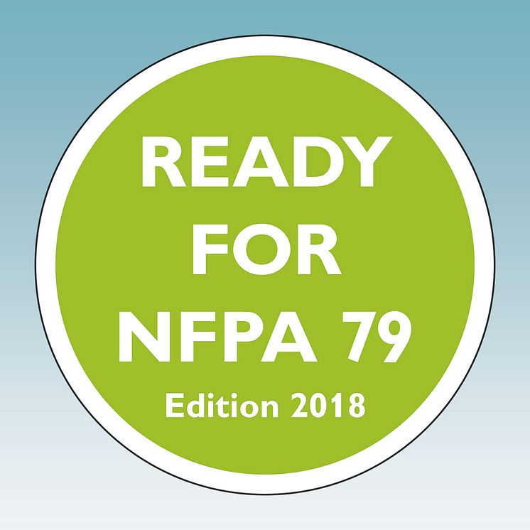 Overspændingsbeskyttelse er obligatorisk ifølge NFPA 79 (Edition 2018)