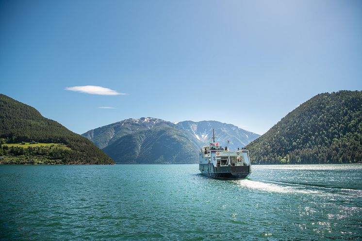 Sesongstart for fjordcruise på Sognefjorden den 15. juni