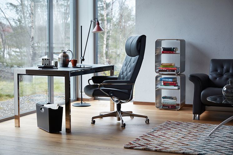 Stressless Metro Office_Paloma Metal Grey