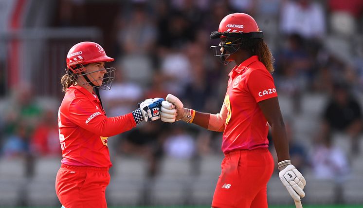 Tammy Beaumont and Hayley Matthews Welsh Fire Retained