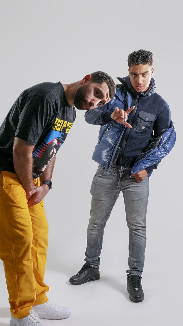 Pressbild Elias Abbas och Keya