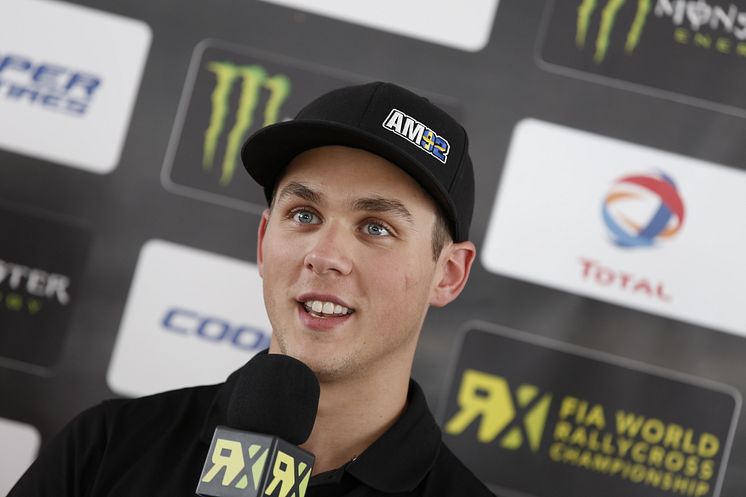 Anton Marklund slutade sexa i Rallycross-VM 2014. 