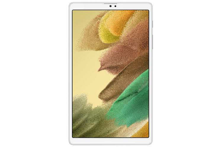 Galaxy Tab A7 Lite - Mystic Silver Front 