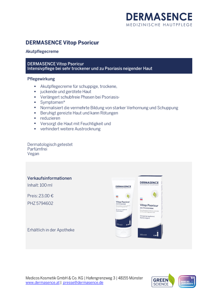 Factsheet AT: DERMASENCE Vitop Psoricur Akutpflege.pdf