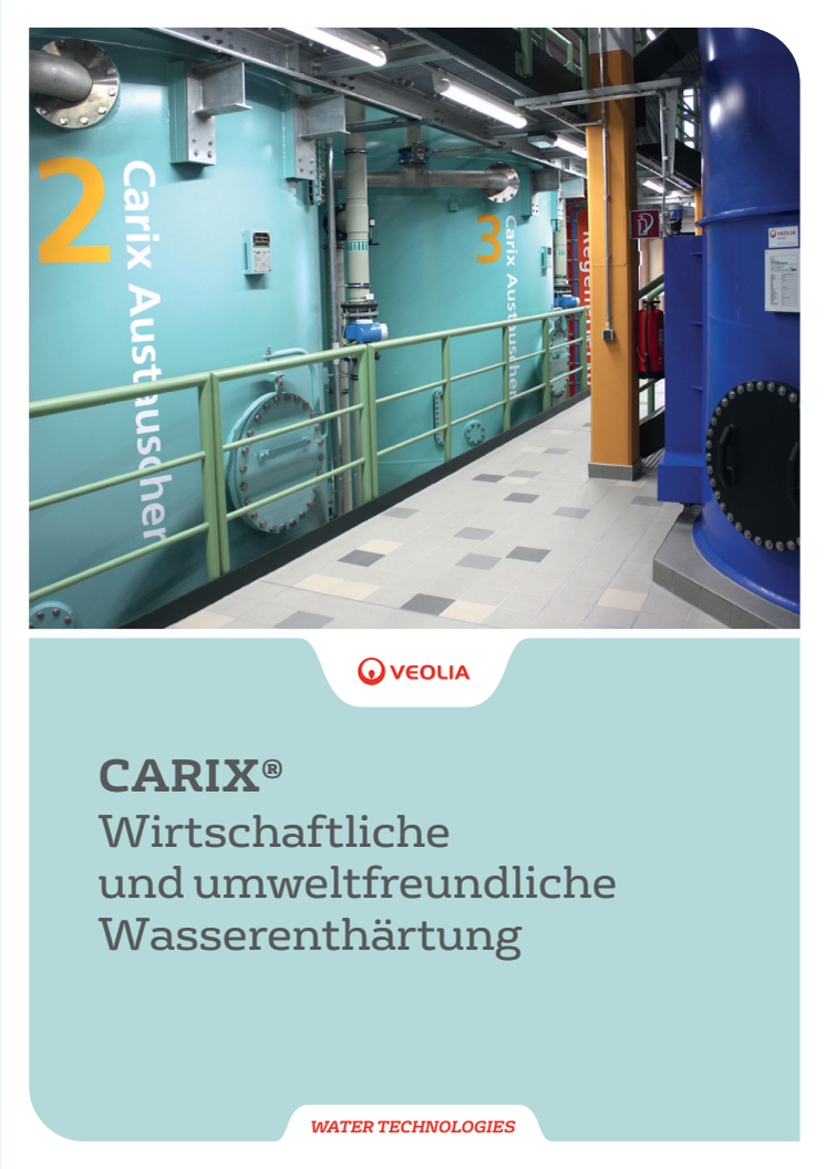 CARIX® Wirtschaftliche und umweltfreundliche Wasserenthärtung