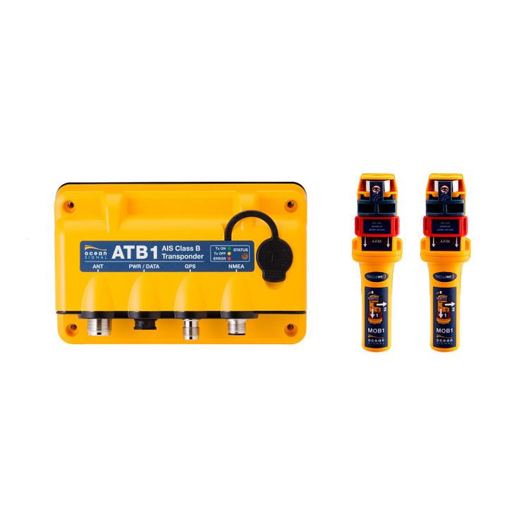 Hi-res image - Ocean Signal - Ocean Signal’s ATB1 AIS kit – the ATB1 Class B AIS Transponder and two rescueME MOB1 man overboard beacons